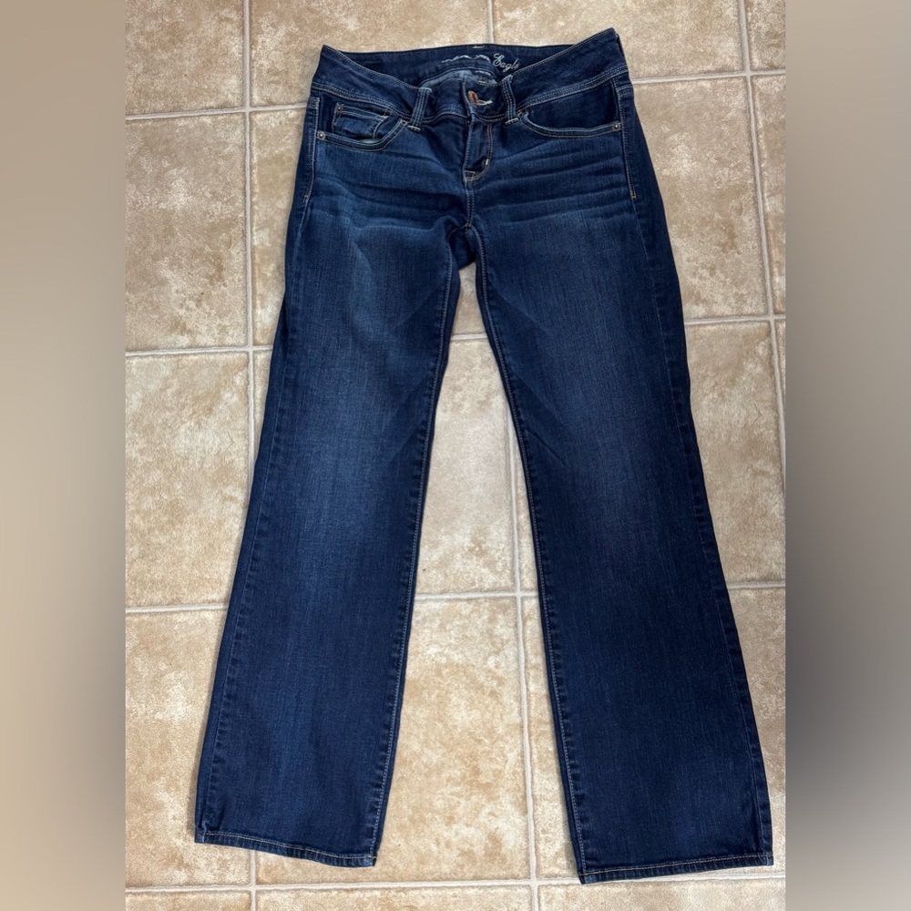 American Eagle Outfitters Dark Blue Boot Cut Jeans